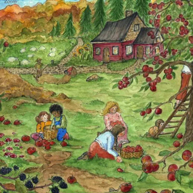 Silhouette Only - Red Cottage: Autumn for Lamp>Toverlux Best