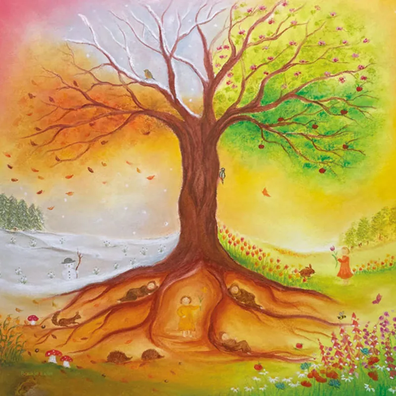 Silhouette Only - Tree of Seasons for Lamp>Toverlux Fashion