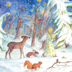 Silhouette Only - Winter Forest for Lamp>Toverlux Clearance