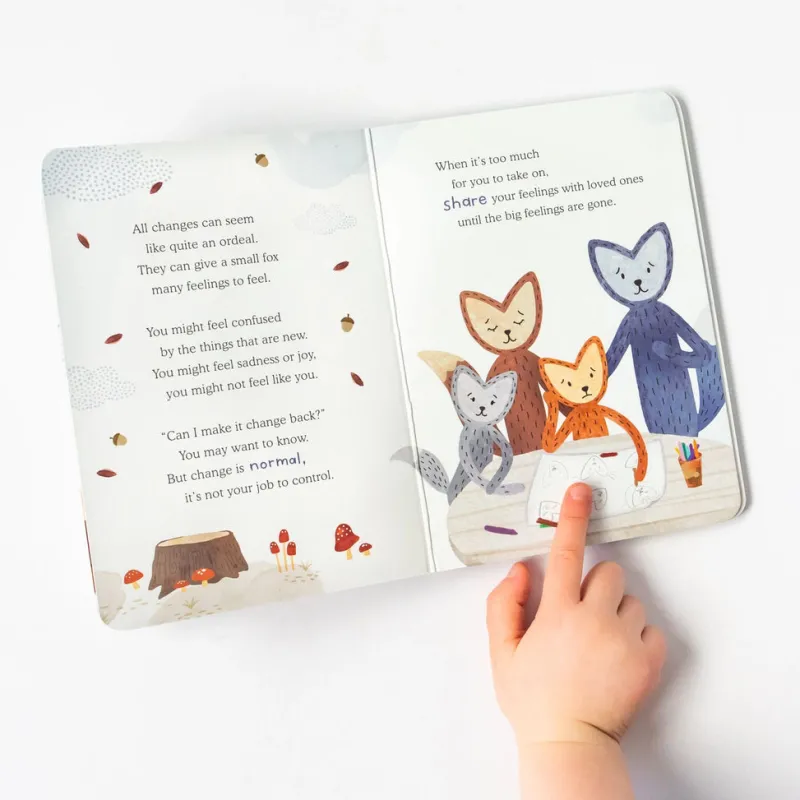 Fox Kin + Lesson Book On Family Change>Slumberkins Outlet
