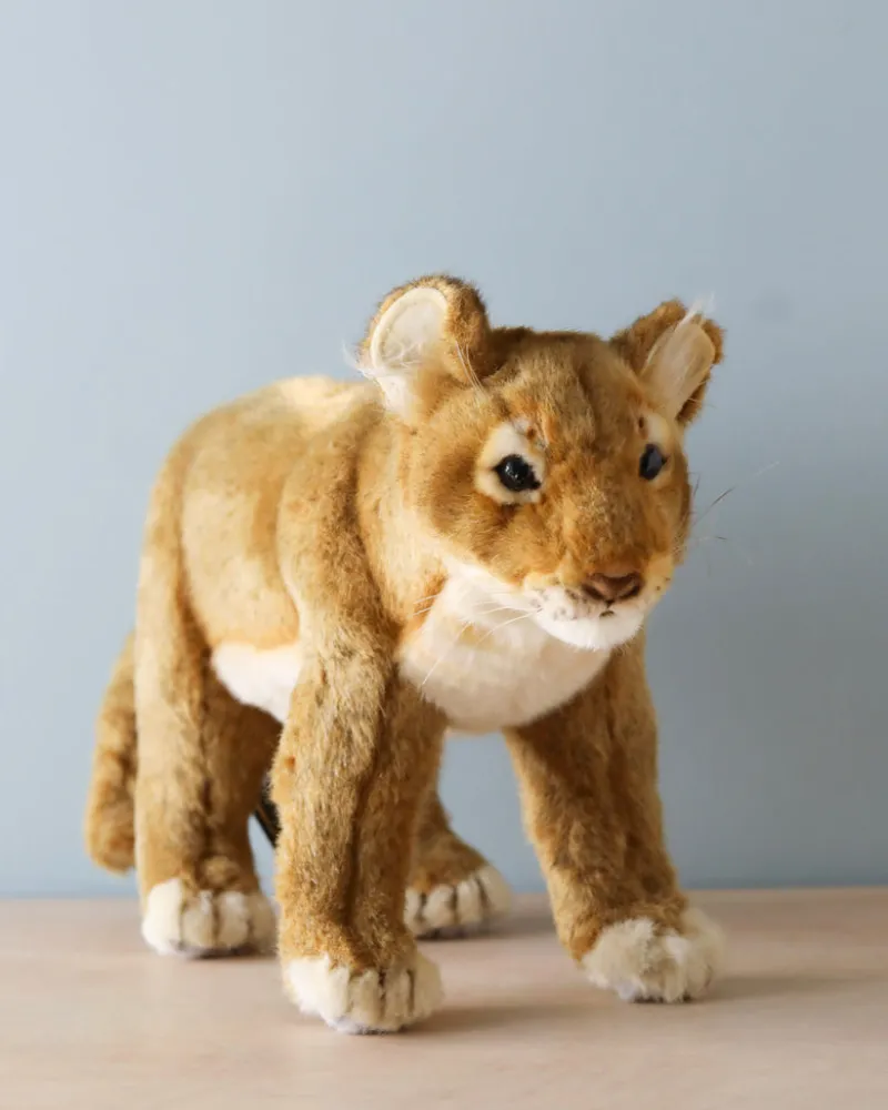 Standing Lion Cub Stuffed Animal>Hansa Best