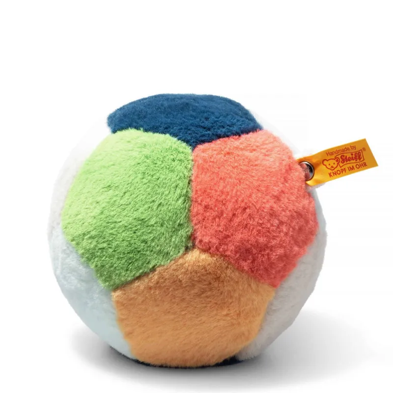 Multicolored Plush Ball with Rattle>Steiff New