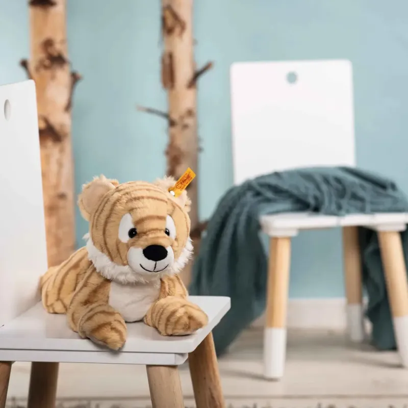 , Toni Tiger Stuffed Animal Plush, 12 Inches>Steiff Outlet