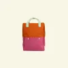 Backpack Large | Color Blocking | Gravel Orange + Rosette Pink>Sticky Lemon Outlet