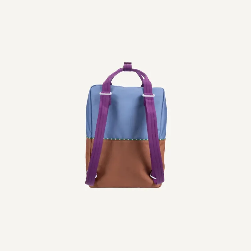 Backpack Large | Color Blocking | Badminton Blue + Leather Ball>Sticky Lemon Clearance
