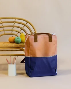 Backpack Large | Color Blocking | Meet Me In The Meadows | Morning Sky>Sticky Lemon Clearance