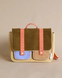 School Bag | Farmhouse | Corduroy Pear Jam>Sticky Lemon Clearance