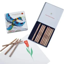 Triangular Coloured Pencil Set - 12>Stockmar Hot