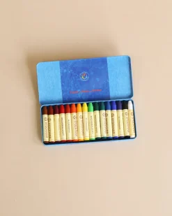 Wax Stick Crayons Tin Case - 16 Assorted>Stockmar Hot