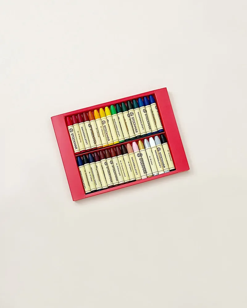 Wax Stick Crayons Box - 32 Assorted>Stockmar Hot