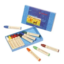 Wax Stick Crayons Box - 12 Assorted><noscript><img width=