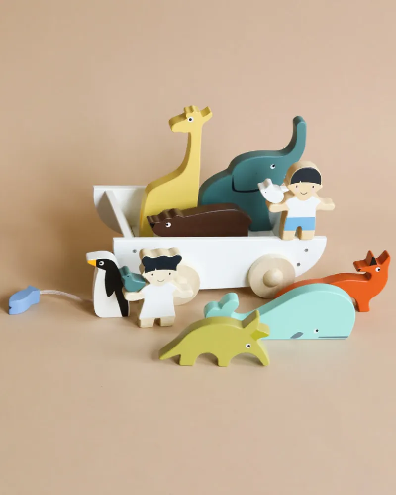 The Friend Ship Pull Toy>Tender Leaf Toys Online