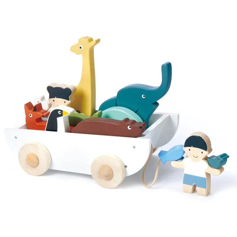 The Friend Ship Pull Toy>Tender Leaf Toys Online