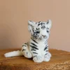Tiger Cub Stuffed Animal - White>Hansa New