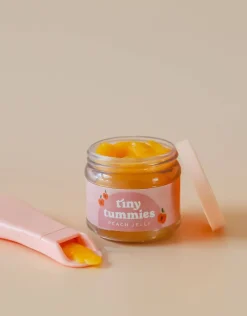 Tiny Tummies - Peach jelly food - Jar and spoon - Tiny Harlow>Tiny Harlow - North America New