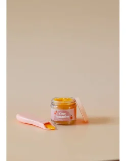 Tiny Tummies - Peach jelly food - Jar and spoon - Tiny Harlow><noscript><img width=