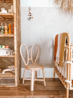 Toddler Rattan Bunny Chair>Poppie Toys Fashion