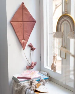 Velvet Kite Wall Decor - Dusty Pink>Babyly Best
