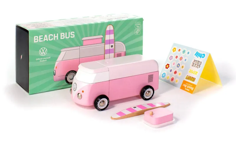 VW Beach Bus Pink>Candylab Toys Best