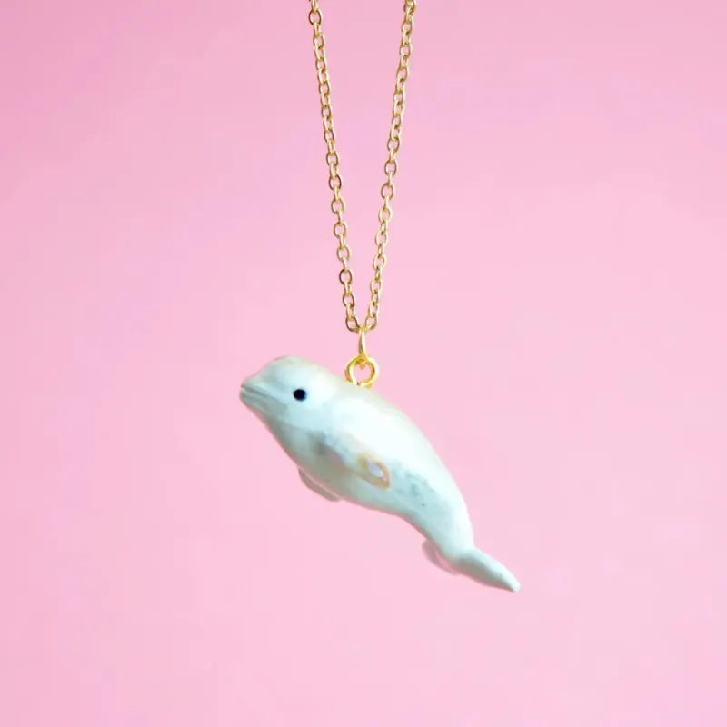 White Beluga Necklace>Camp Hollow Online