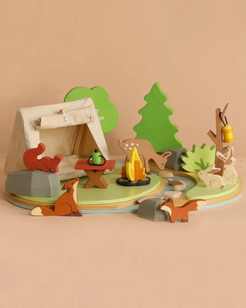 Wildlife Camping Playset>Tender Leaf Toys Best