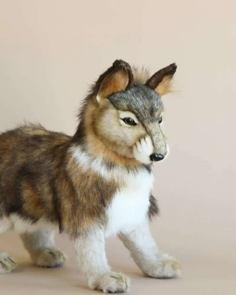Wolf Cub Stuffed Animal>Hansa Clearance