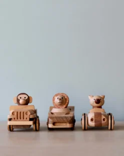 Wooden Animal Pull-Back Car><noscript><img width=