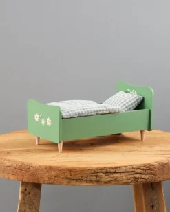 Wooden Bed for Teddy Dad - Dusty Green>Maileg Discount