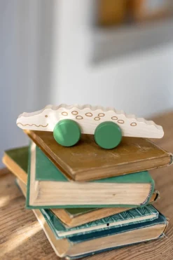 Wooden Crocodile Push Toy></noscript>Briki Vroom Vroom New