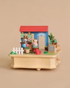 Wooden Fox Gardener Music Box>Wooderful Life Fashion
