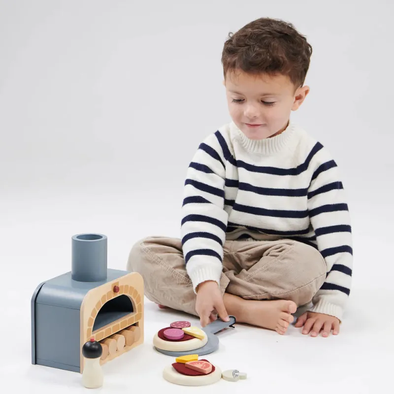 Wooden Make Me A Pizza Set>Tender Leaf Toys Outlet
