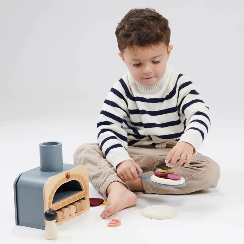 Wooden Make Me A Pizza Set>Tender Leaf Toys Outlet