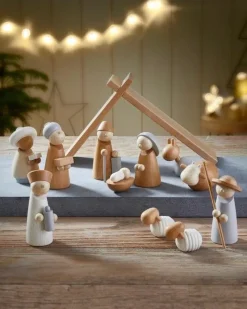 Wooden Nativity Scene>Haba Sale