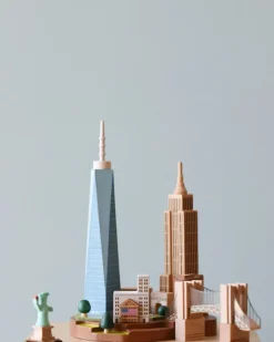 Wooden New York Music Box><noscript><img width=