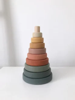 Wooden Pyramid Stacker - Green & Mustard></noscript>SABO concept Best