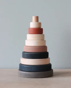 Wooden Pyramid Stacker - Terracotta>SABO concept Discount