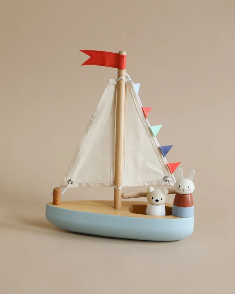 Wooden Sail Boat>Tender Leaf Toys Clearance