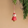 Wooden Santa Ornament>Wooderful Life Outlet