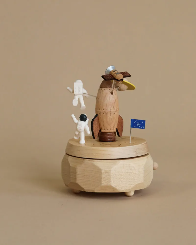 Wooden Spaceship Music Box>Wooderful Life New