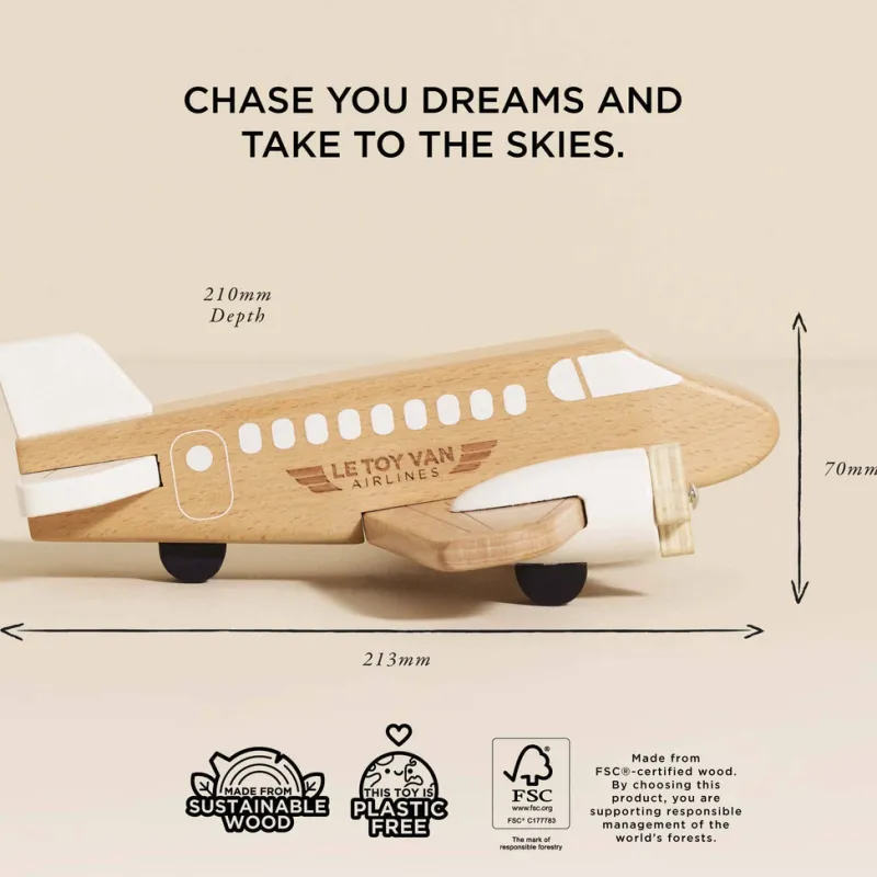 Wooden Toy Plane>Le Toy Van, Inc. Online