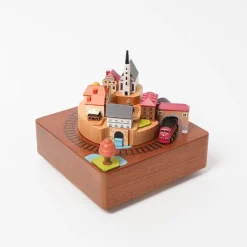 Wooden Train Music Box - European Town><noscript><img width=