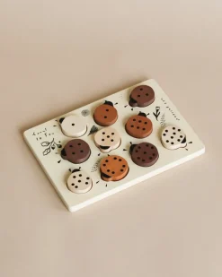 Wooden Tray Puzzle - Count to 10 Ladybugs>Wee Gallery Outlet