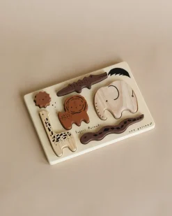 Wooden Tray Puzzle - Safari Animals>Wee Gallery Fashion
