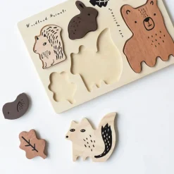 Wooden Tray Puzzle - Woodland Animals></noscript>Wee Gallery Fashion