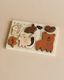 Wooden Tray Puzzle - Woodland Animals>Wee Gallery Fashion