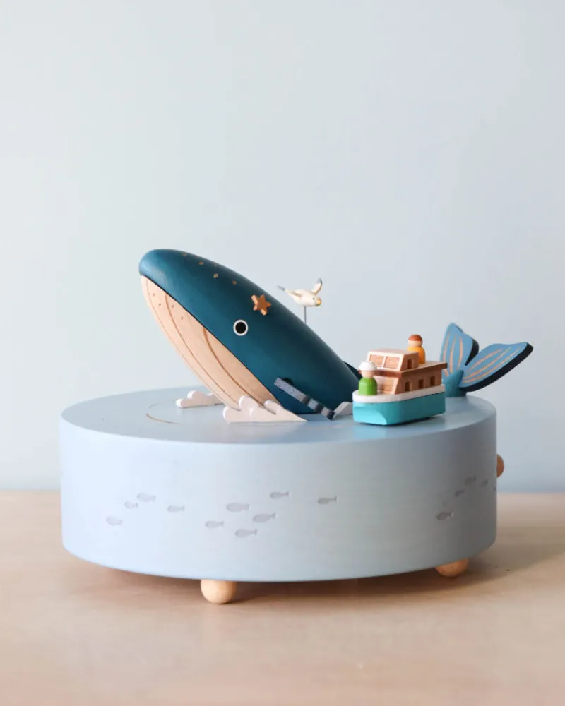 Wooden Whale Music Box>Wooderful Life Sale