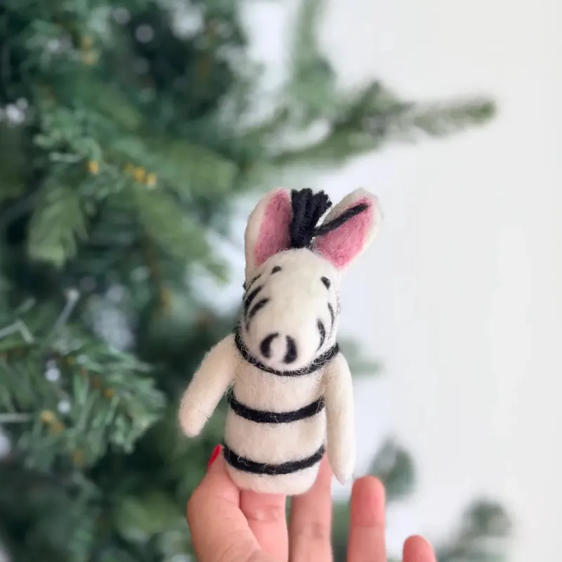 Zebra Finger Puppet>Deer Harbour Design Best