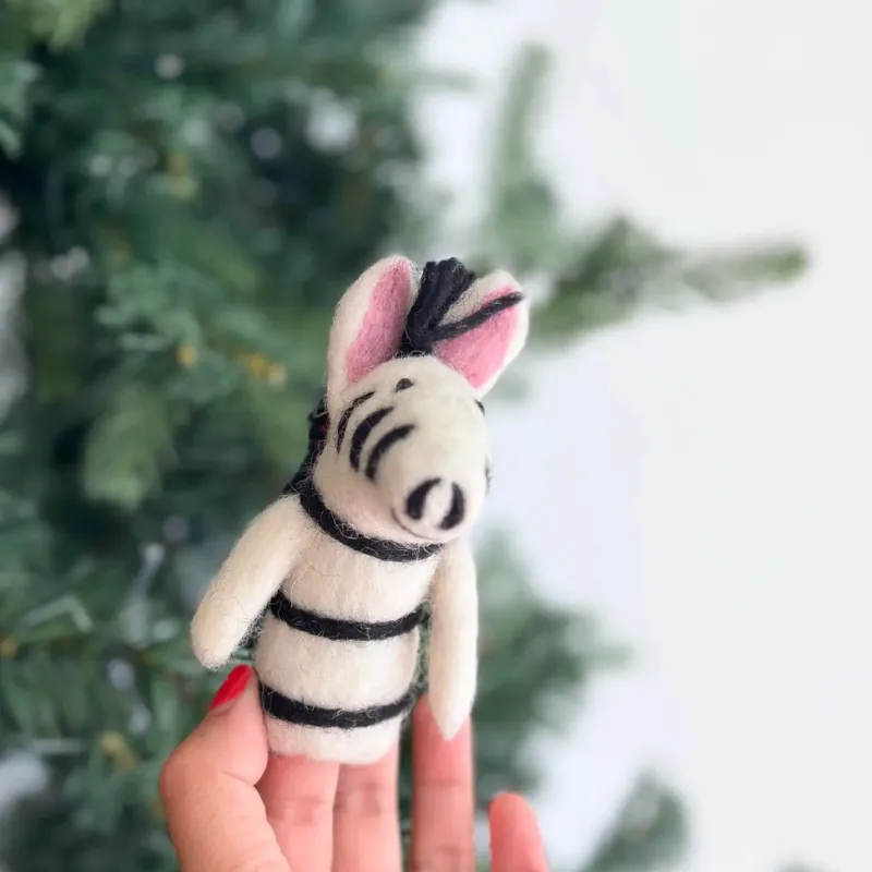 Zebra Finger Puppet>Deer Harbour Design Best